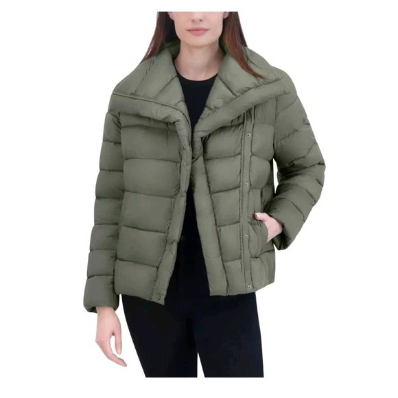 Tahari Jackets & Blazers - Tahari Ladies' Asymmetrical Puffer Jacket, M Brand New